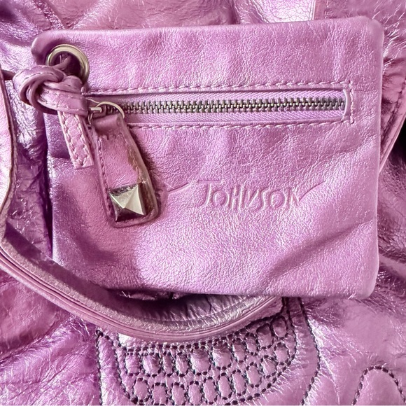 Vintage iconic Betsey Johnson leather skull tote - Picture 6 of 9